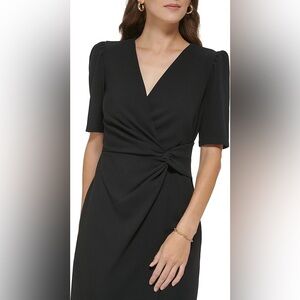 NWT DKNY Elegant Black Mini Dress